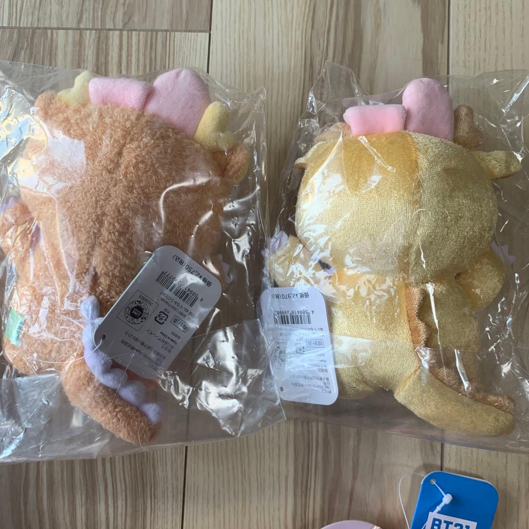 新品未開封　BT21 COOKY 公式ぬいぐるみ等まとめ売り　18個セット　レア