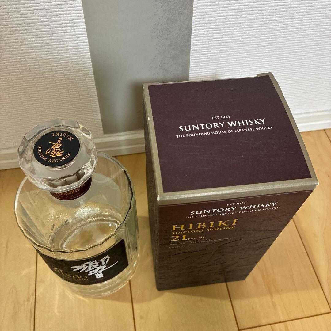 サントリー ウイスキー 響21年 700ml空箱空瓶