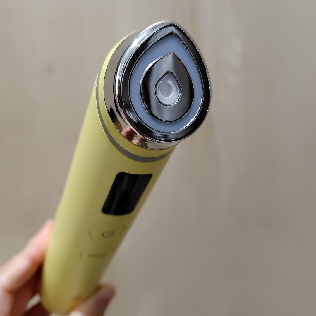 メディキューブ　美顔器　ブースタープロ　黄色　くまキャップ