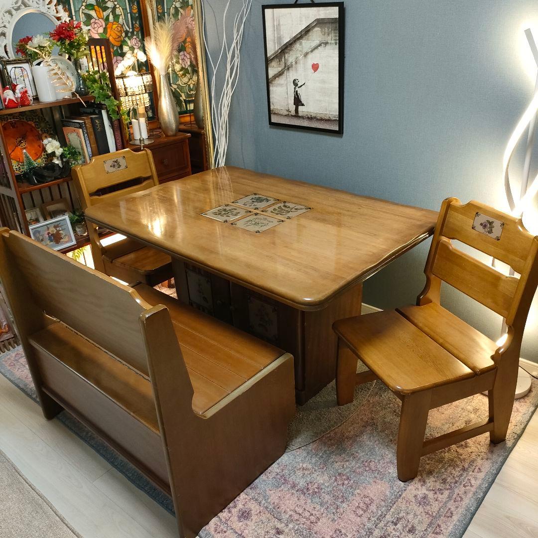 【希少・廃番】ACTUS バレンシアシリーズ ダイニングテーブル