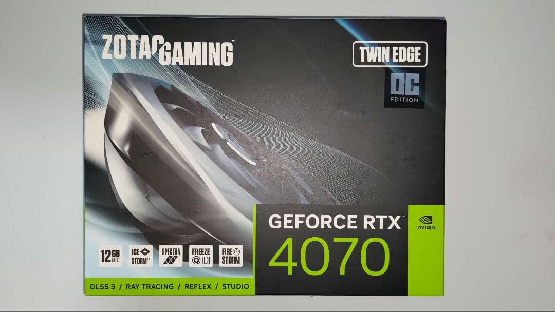 グラフィックボード・グラボ・ビデオカード ZOTAC RTX4070 12GB