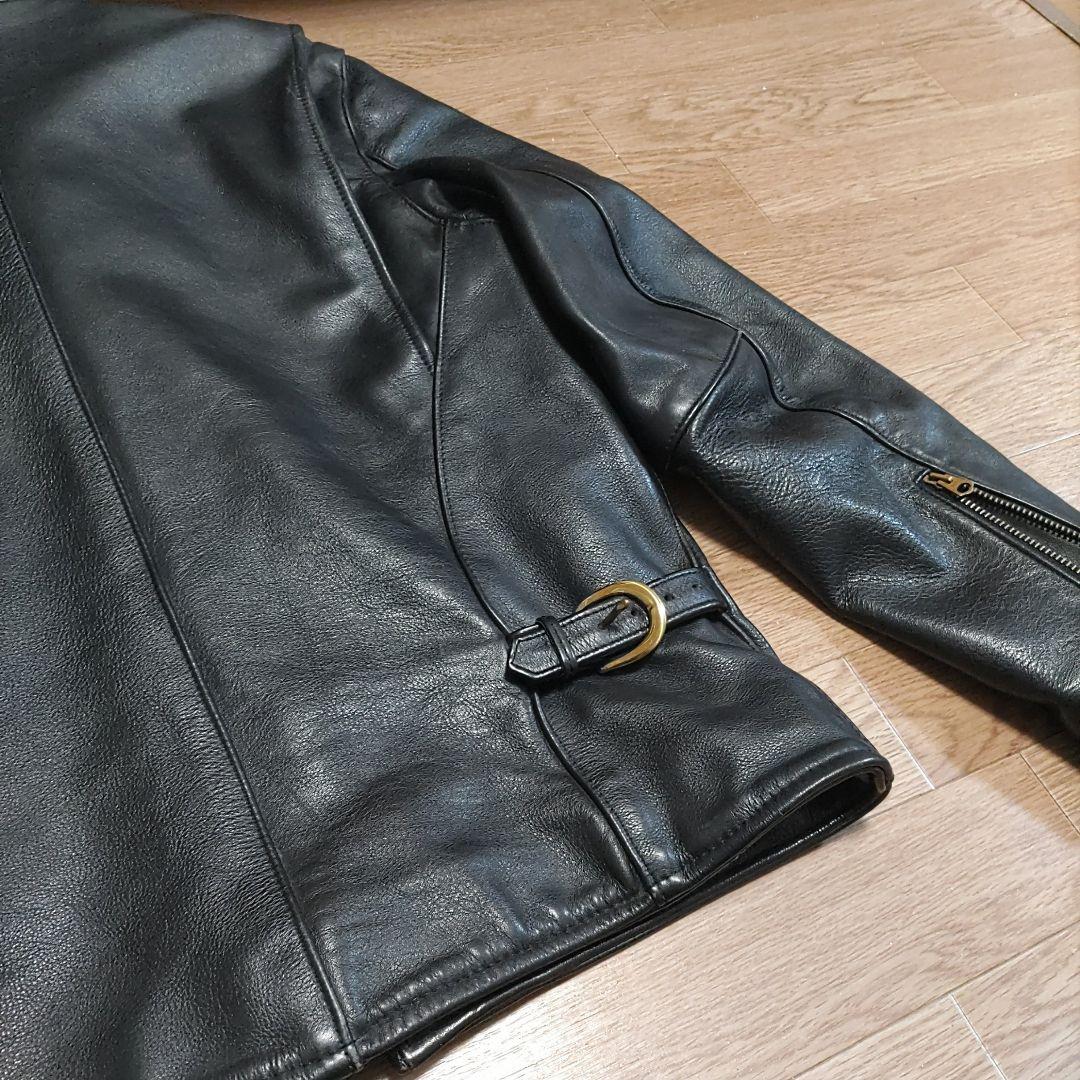 【40サイズ】VANSON シングルライダース　レザージャケット