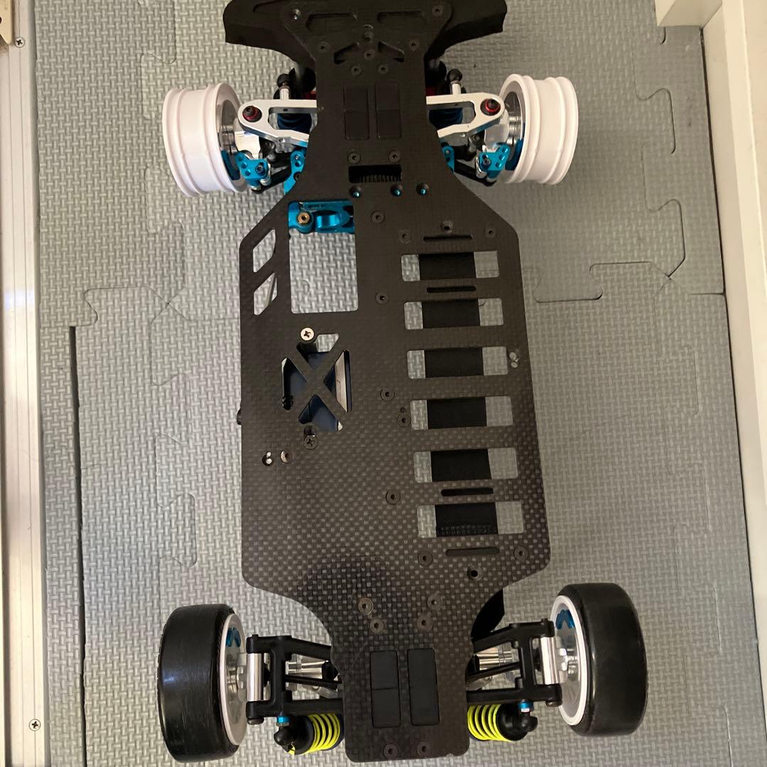 【値下げ可】tt01カーボンシャーシ　プロポ　受信機　サーボ付き