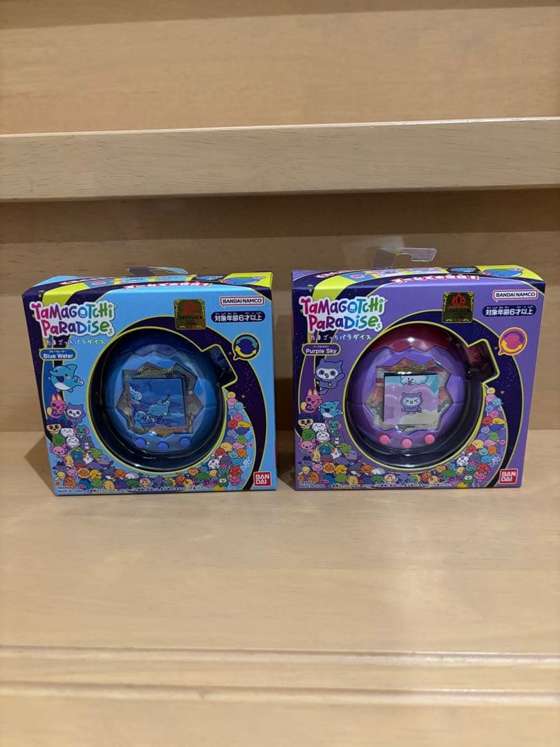 たまごっちパラダイス Blue Water Purple Sky 2点