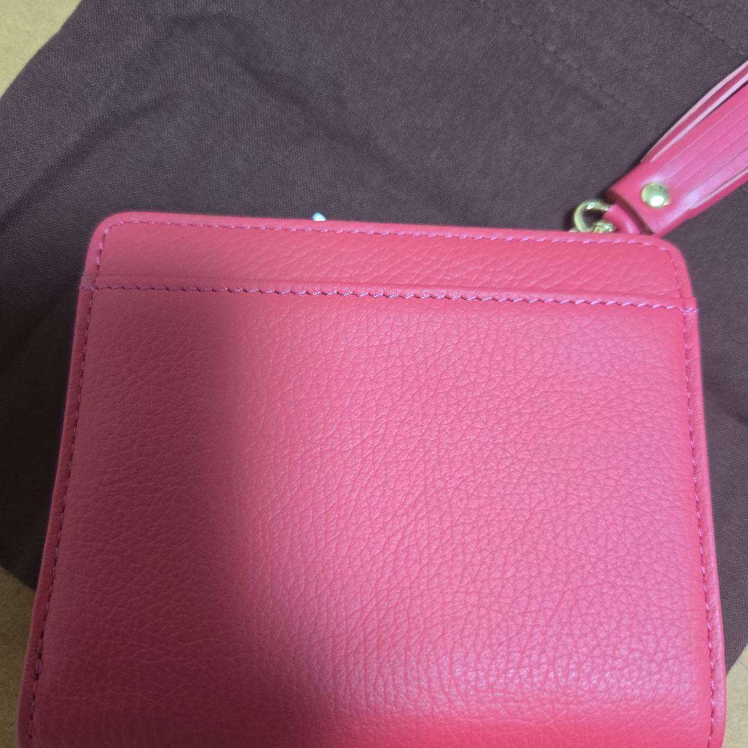 【新品】クレイサス　エクセ　 二つ折り財布 ピンク　スマート　190463