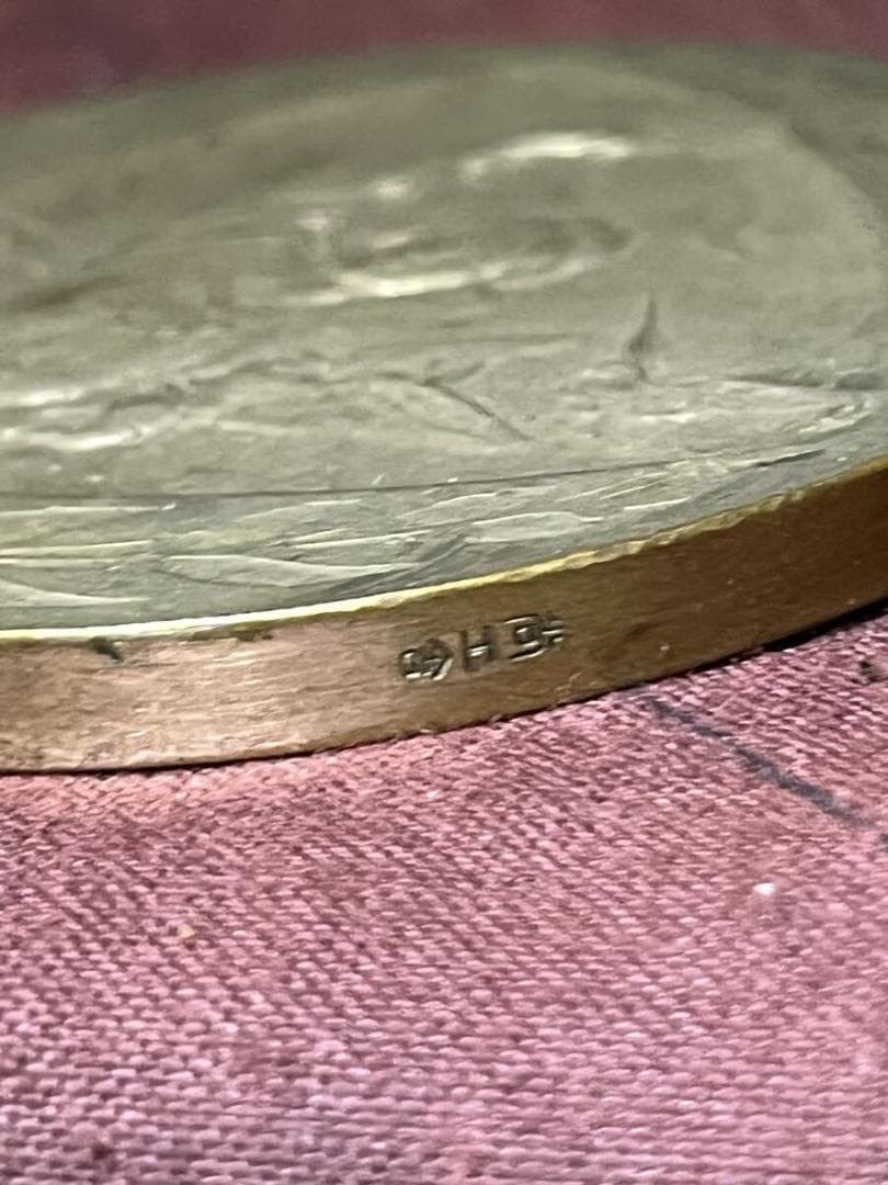 【美品】⭐️銅碑　銀碑 メダル アンティーク 古銭  旧貨幣・記念硬貨