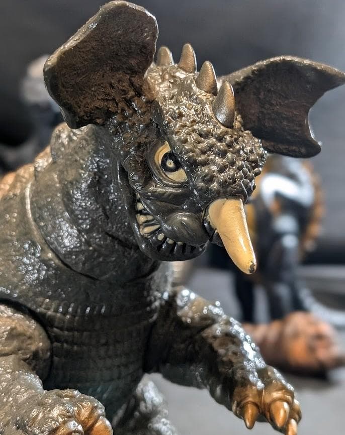 昭和ゴジラ・ミニラ・バラゴン・モゲラ・メカゴジラ他（バンダイ）ソフビ９体セット