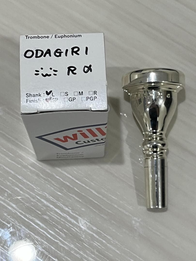 トロンボーン　マウスピース　ウィリーズ　ODAGIRI=・ω・= R α
