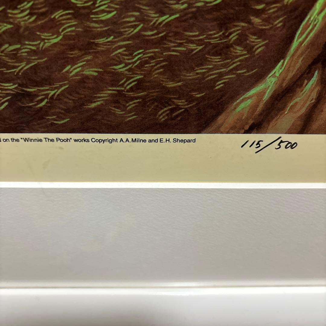 くまのプーさん　星空絵画　お引取のみ