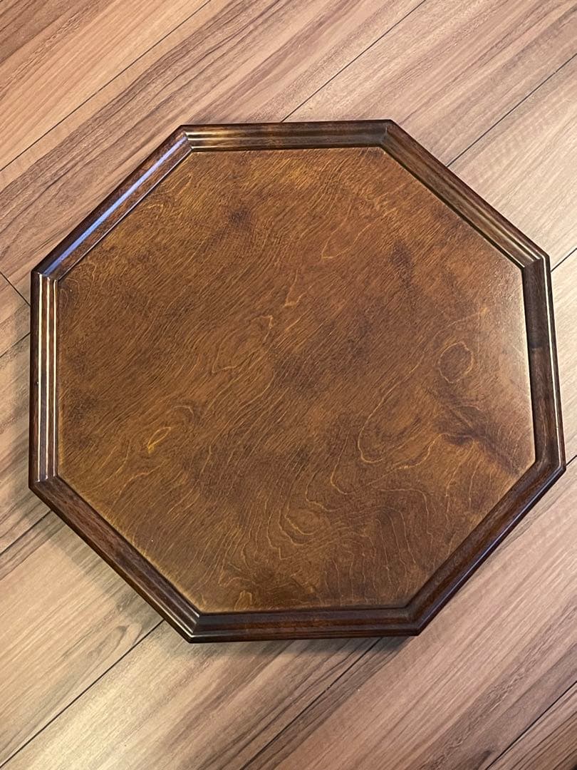 星野民藝　八角ミニテーブル　サクラ材　星野民芸