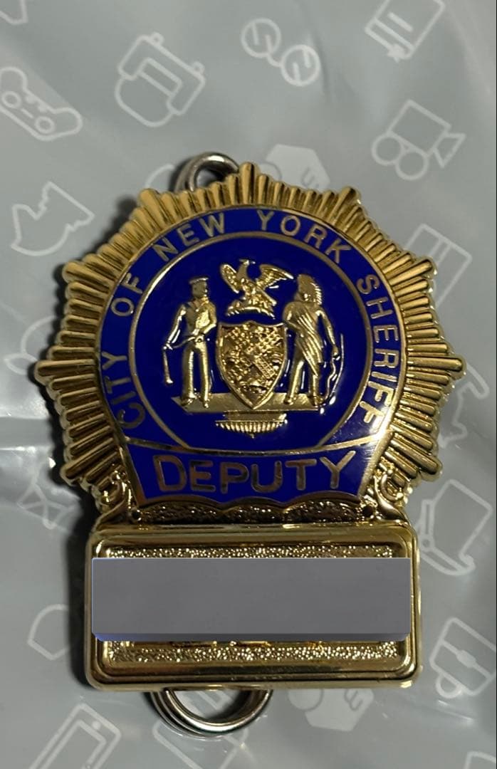 ニューヨーク市保安官事務所(NYCSO)　レプリカバッジ