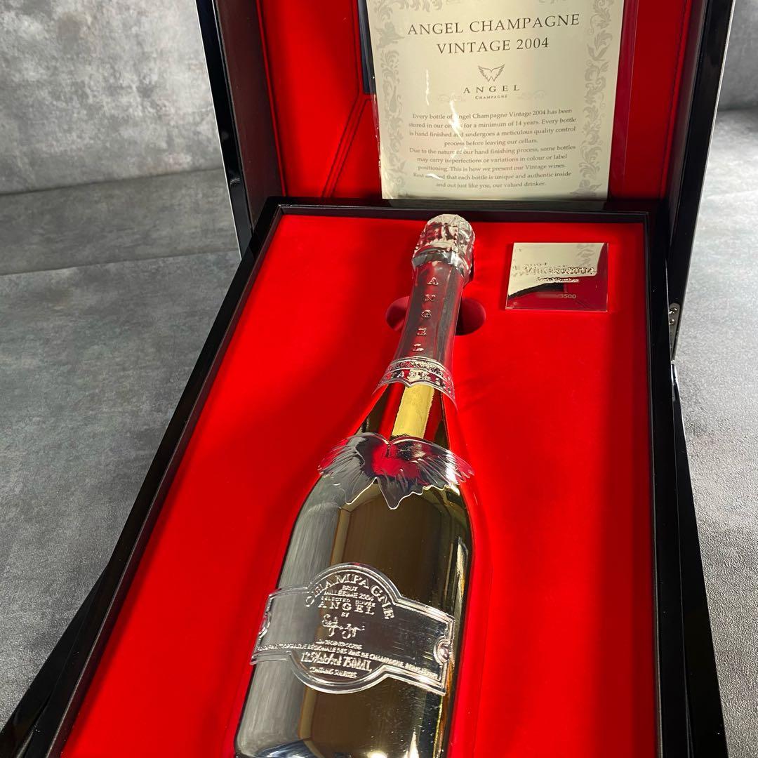 エンジェル シャンパン プラチナ　ヴィンテージ　2004 ケース付き　507