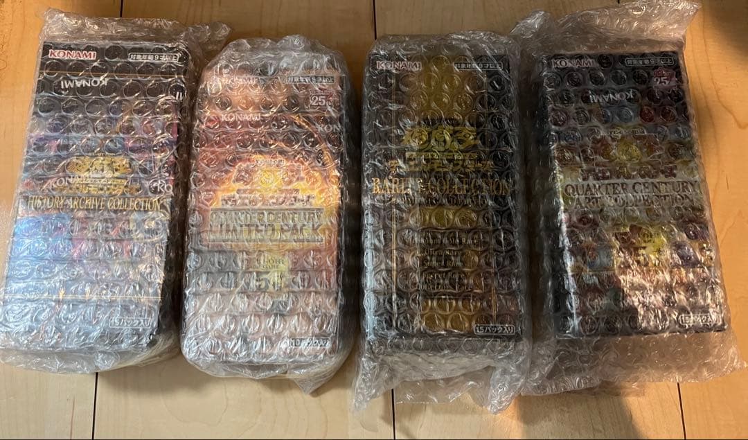 遊戯王　シュリンク付き　未開封box 4点