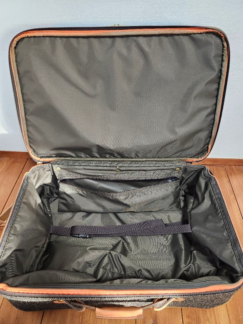 HARTMAN　ハートマン　キャリーケース　ツイード　レザー