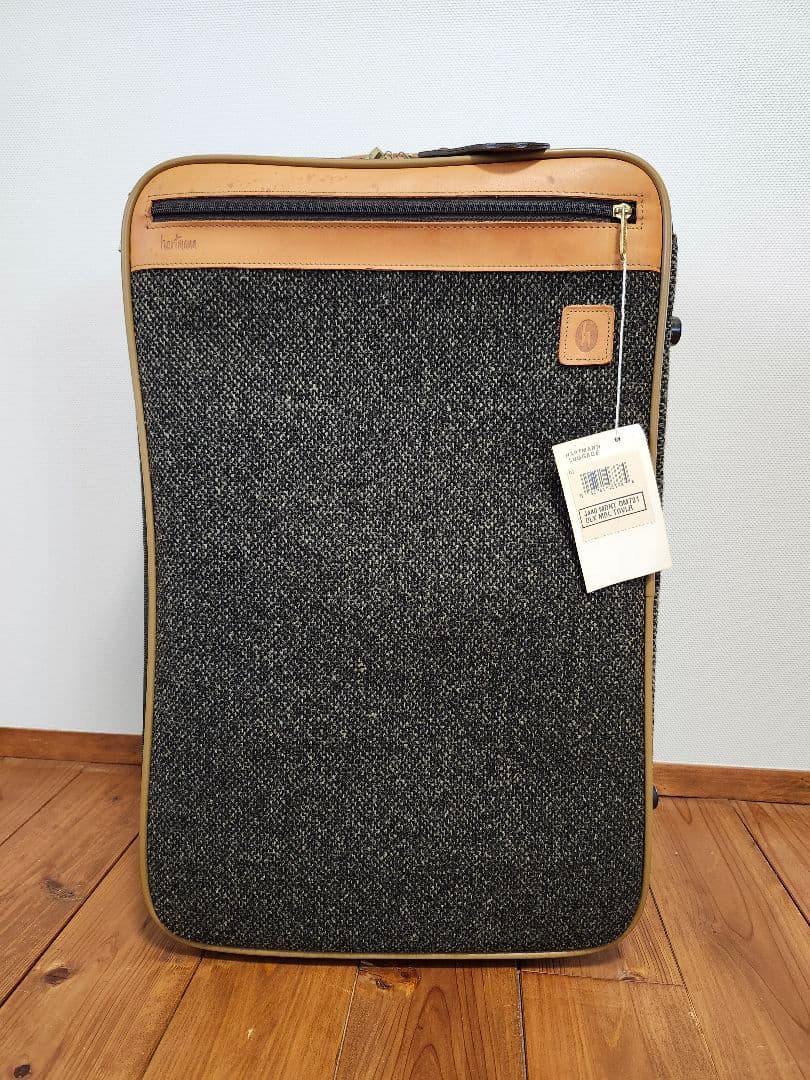 HARTMAN　ハートマン　キャリーケース　ツイード　レザー