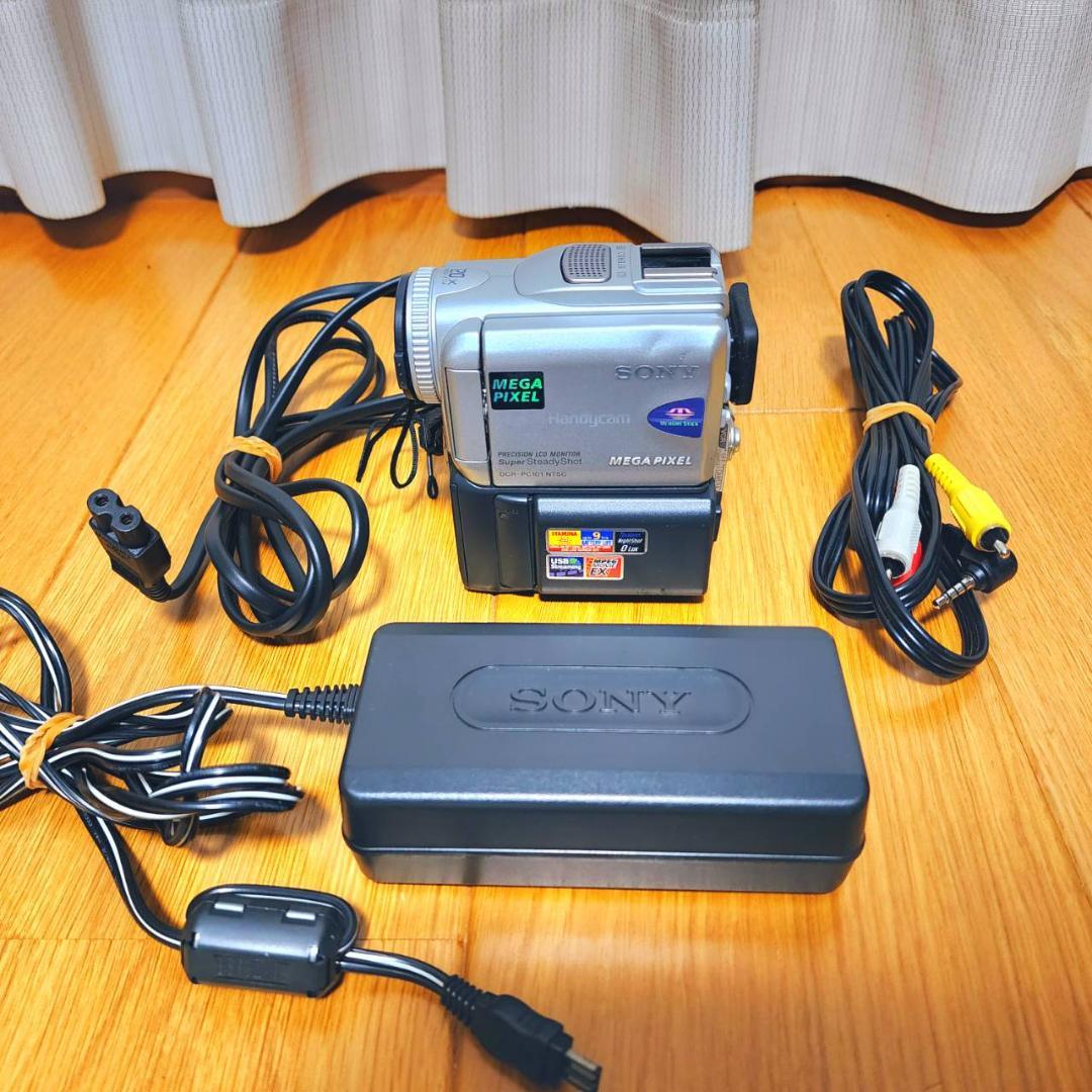 【動作確認済】SONY MiniDV 高画質 ビデオカメラ DCR-PC101