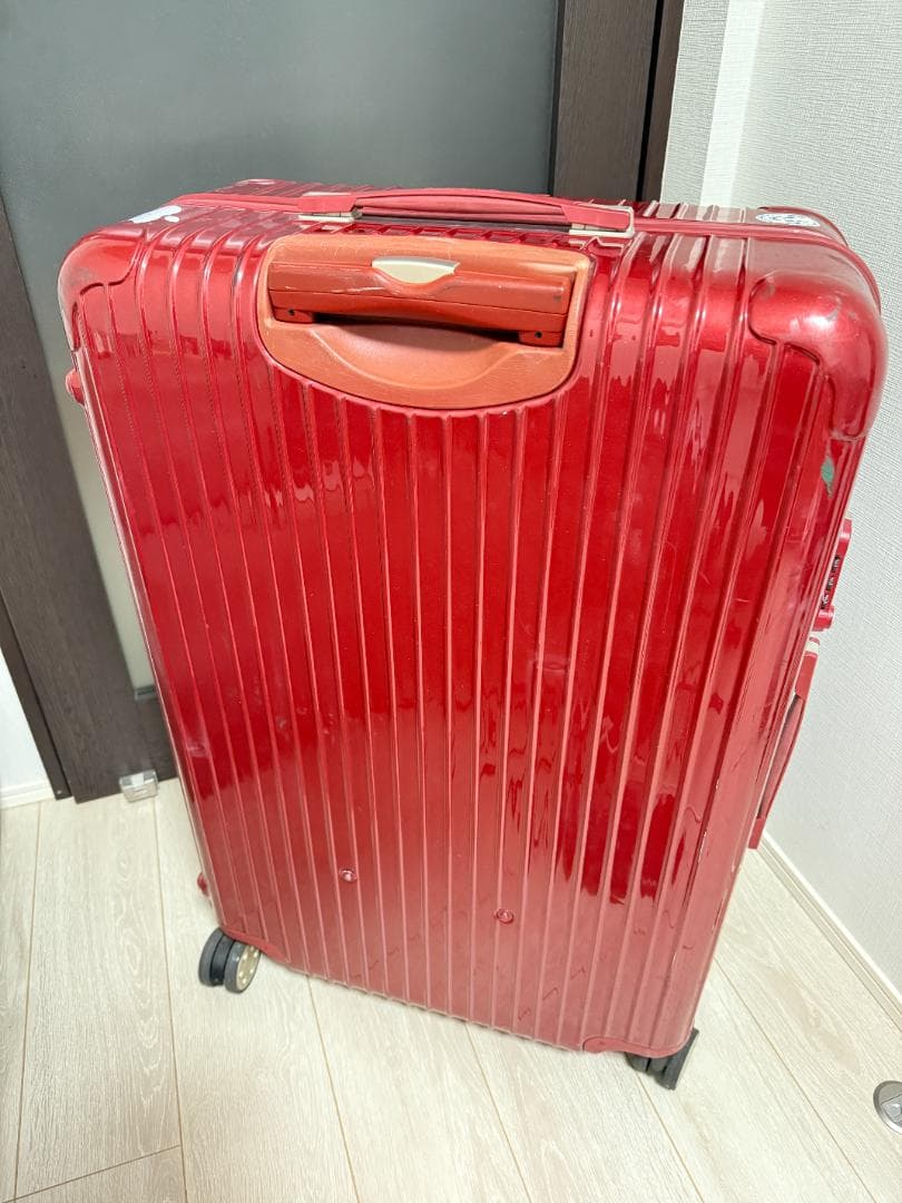 早い者勝ち リモワ キャリーケース赤 LLサイズ（RIMOWA）