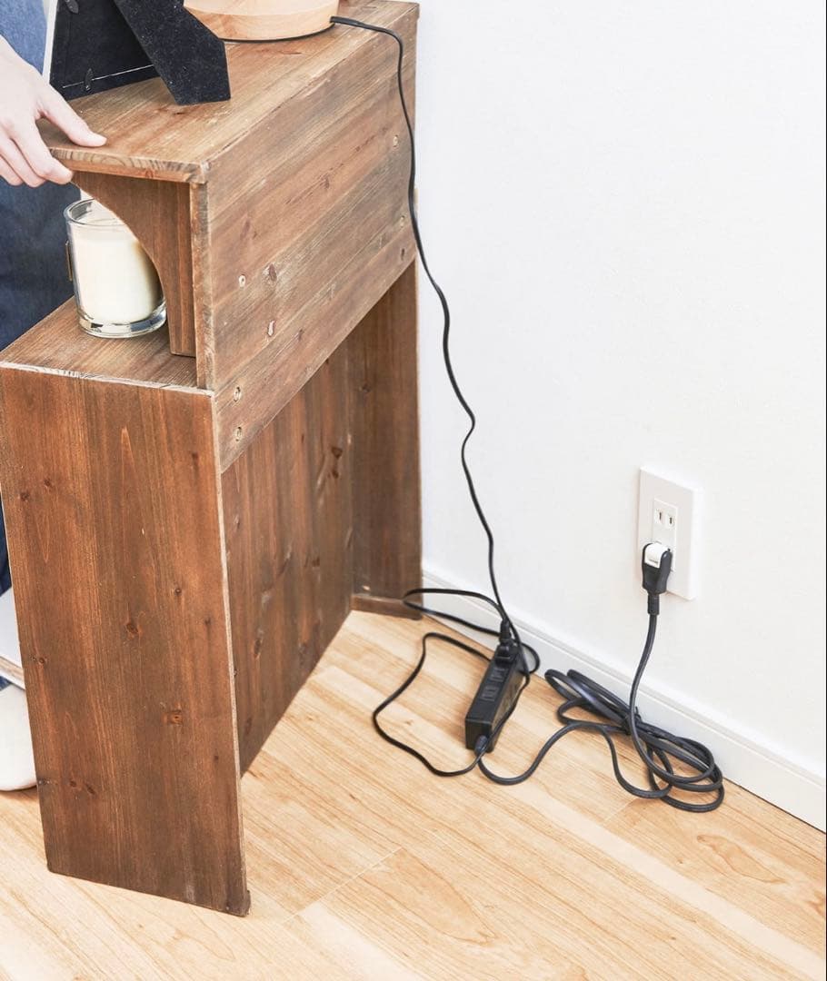 サリュ　目隠しマントルピース　ブラウン