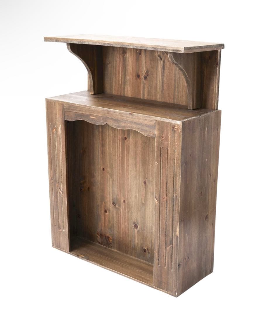 サリュ　目隠しマントルピース　ブラウン