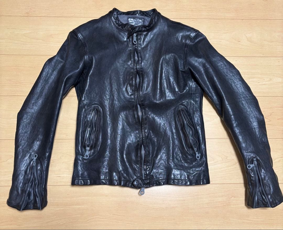 ISAMU KATAYAMA BACKLASH ベルギーショルダー　革ジャン