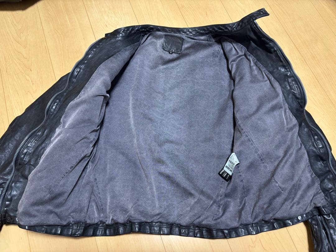 ISAMU KATAYAMA BACKLASH ベルギーショルダー　革ジャン