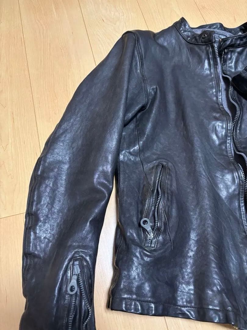 ISAMU KATAYAMA BACKLASH ベルギーショルダー　革ジャン