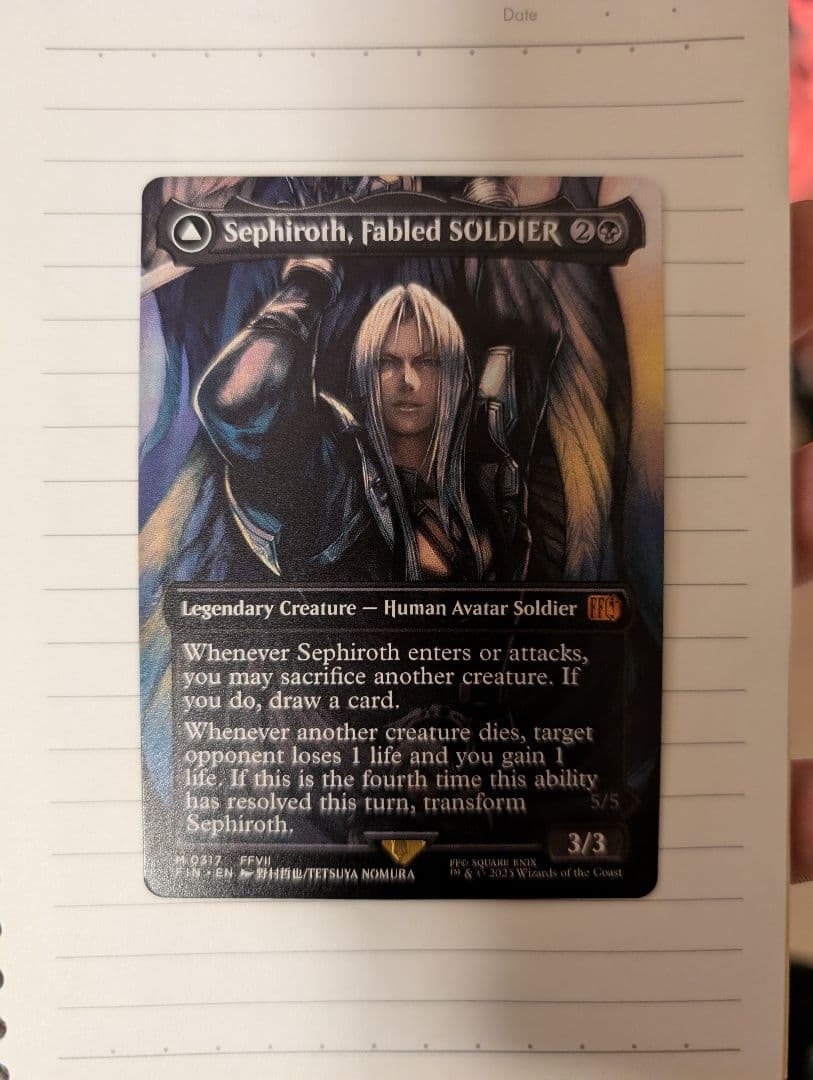 FIN-317 威名のソルジャー、セフィロス ボーダーレス