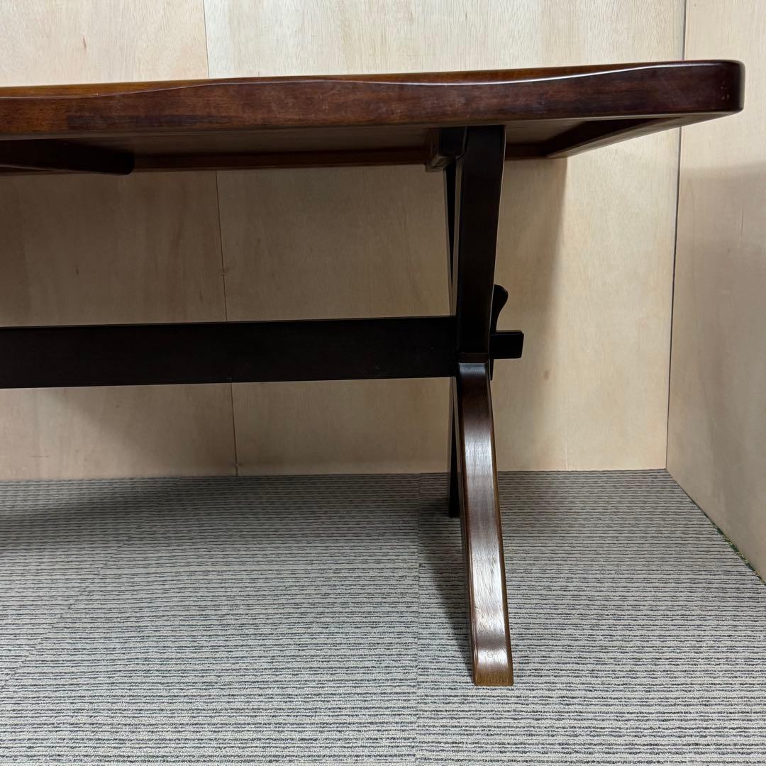 カリモク ルスティック ダイニングテーブル 大 ビンテージ 引き取り値下げ有り