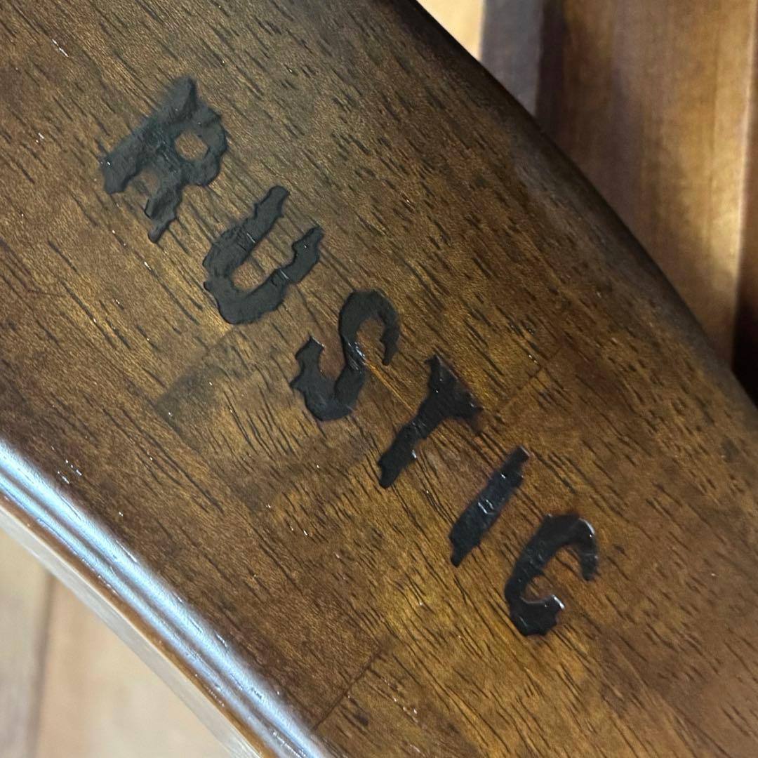 カリモク ルスティック ダイニングテーブル 大 ビンテージ 引き取り値下げ有り