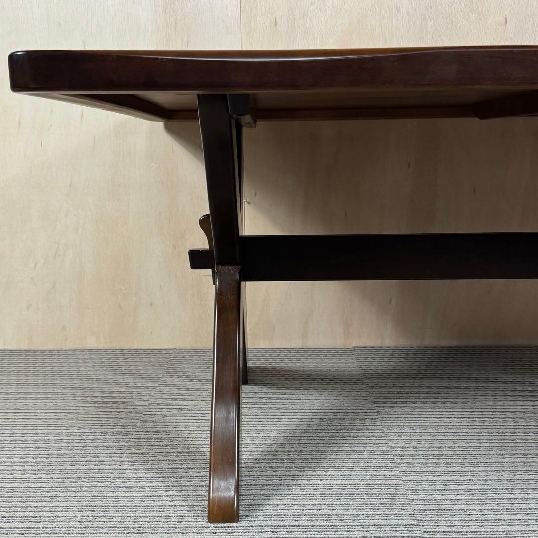 カリモク ルスティック ダイニングテーブル 大 ビンテージ 引き取り値下げ有り