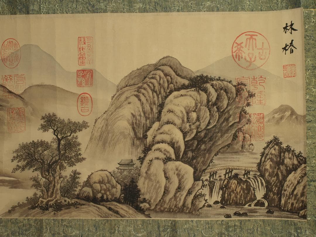 民間仕入れ品　中国宋時代の絵　激安骨董品　肉筆保証 BD413A5-2