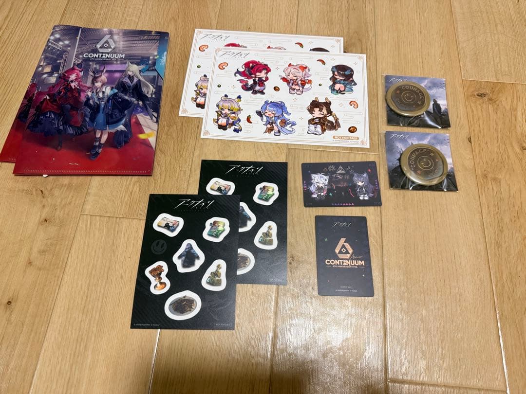 アークナイツ フェス 2024-2026ノベルティセット3年×2人分　値下げ可