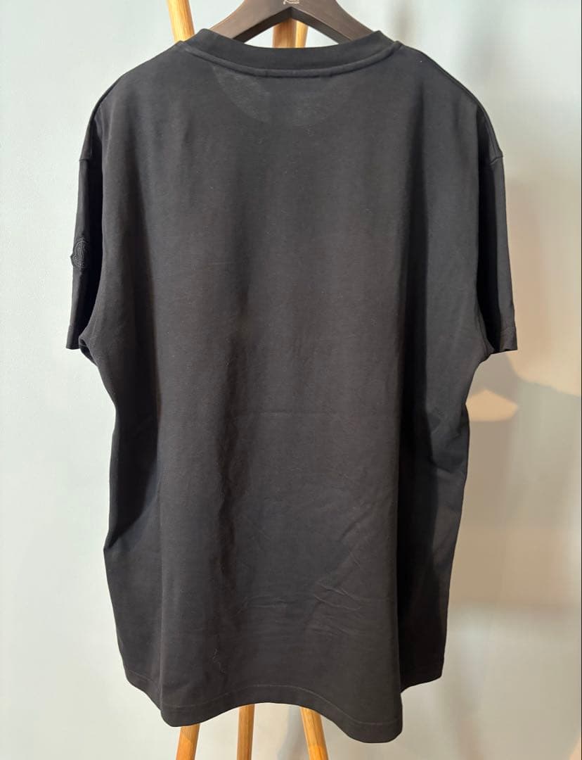 【美品】モンクレール MAGLILA ロゴTシャツ 黒 国内正規品