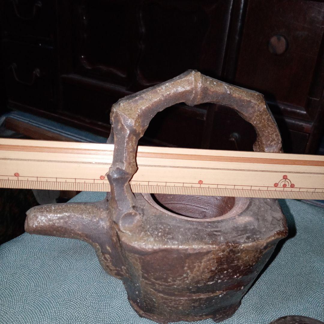 茶道具　備前焼　急須　水差し　竹内靖之