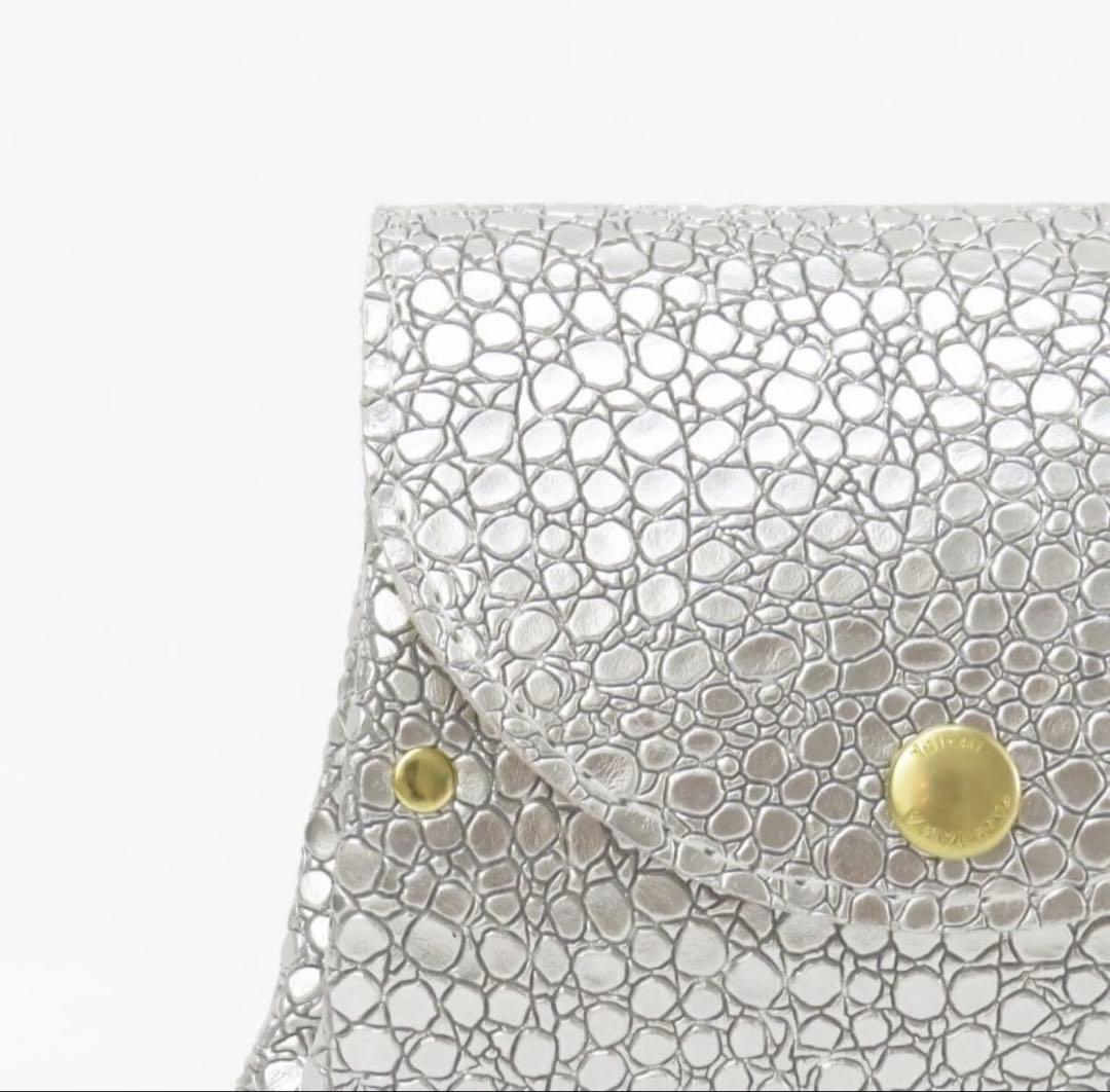 【YUICHI TACHIYAMA】アコーディオンウォレットmini シルバー