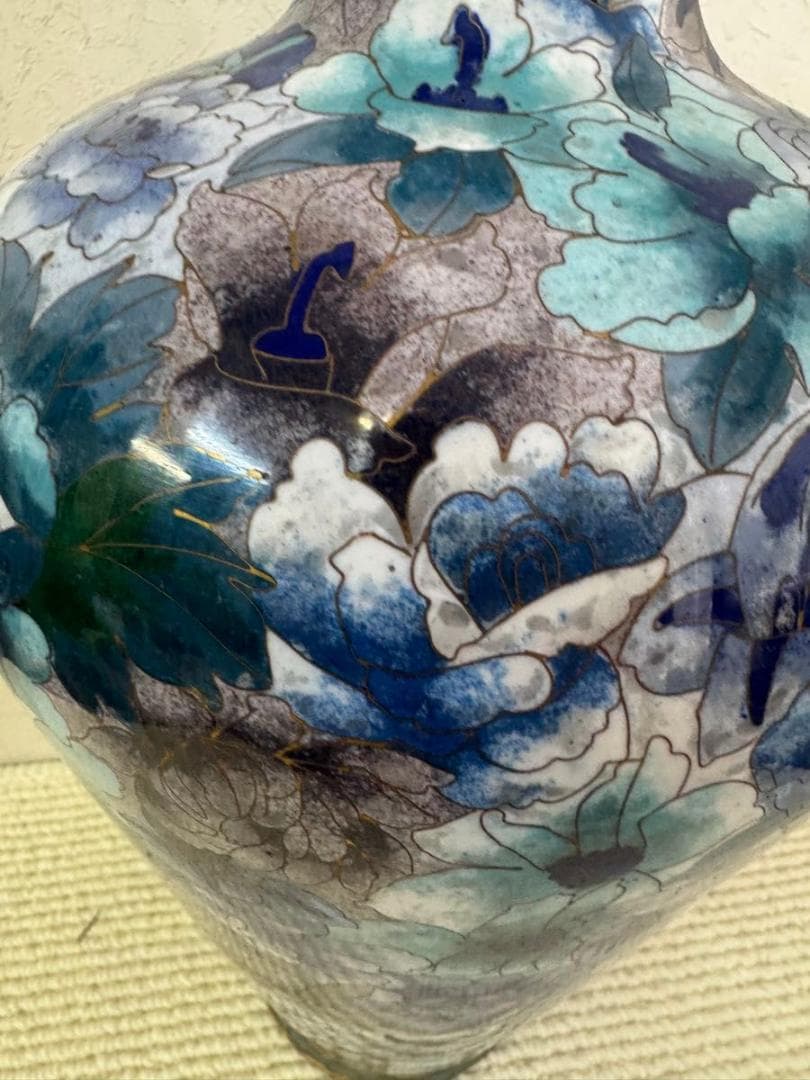 Myday公式アカウント01 花器 花瓶 七宝焼 中国美術 置物 花入