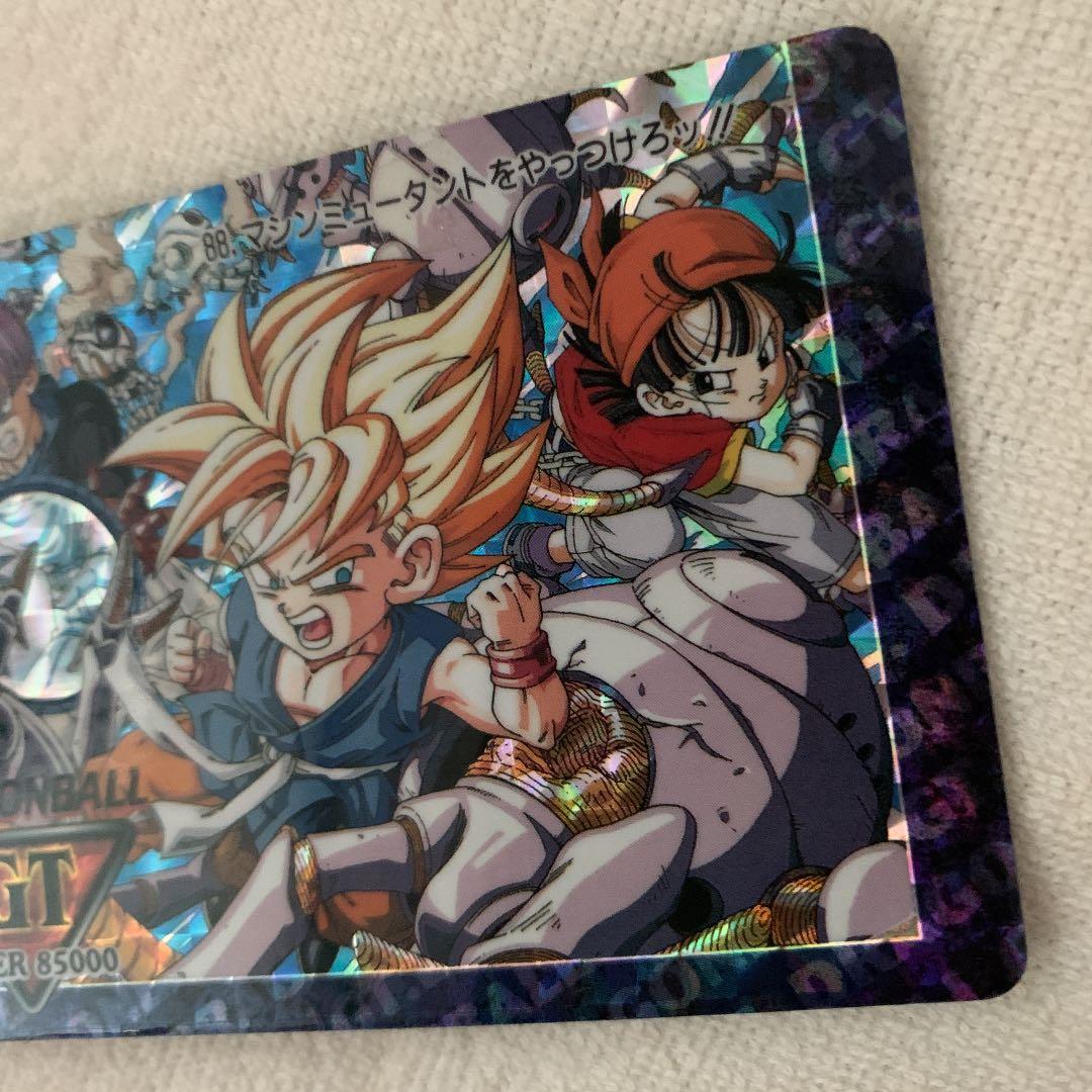 超貴重！ ドラゴンボールGT アマダ 88 シールタイプ キラ カード