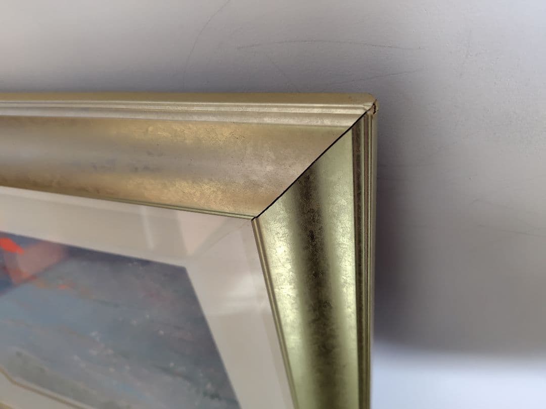 【雪降る氷見のご来光】　深見東州 絵画 版画