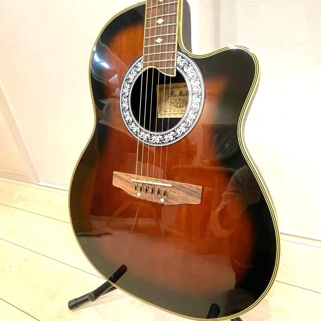 【希少】Pro Martin エレアコ EA350 カッタウェイ サンバースト