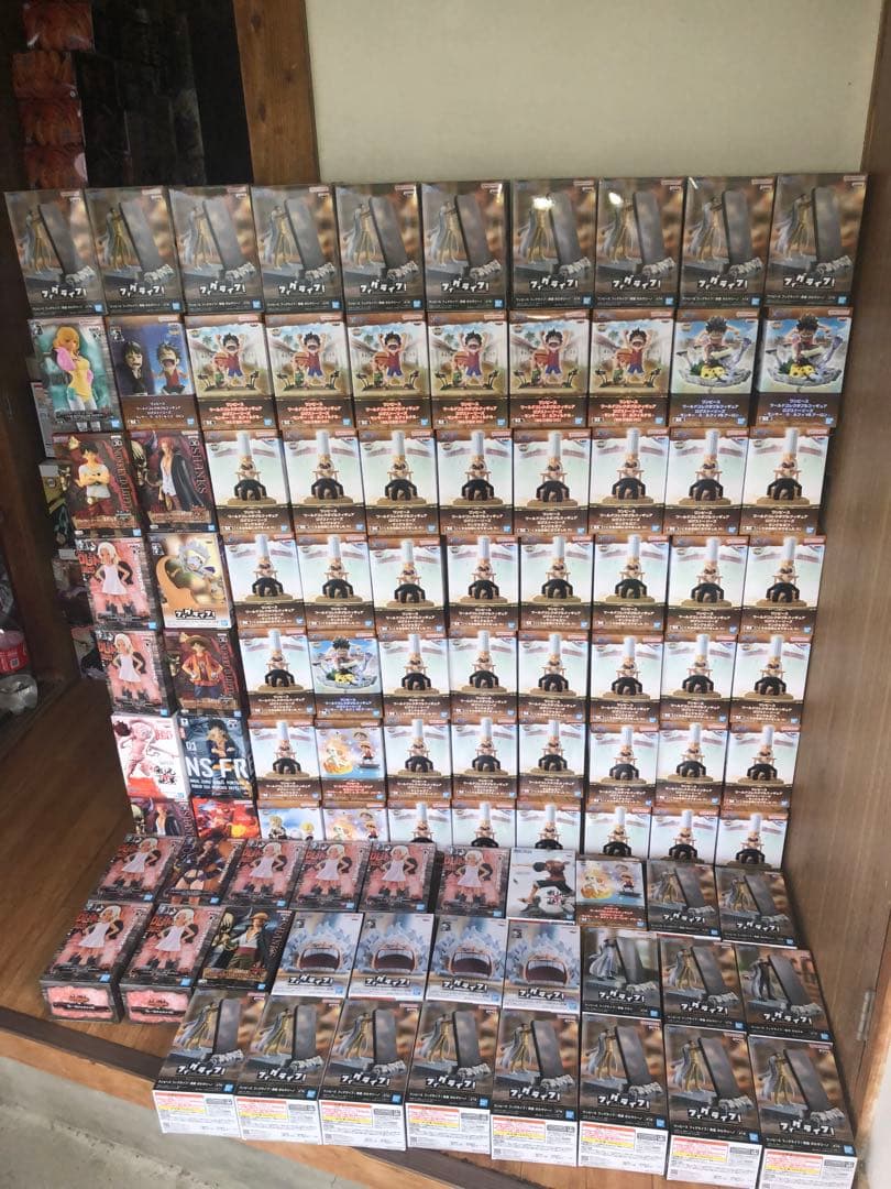 ワンピース　フィギュア　ワーコレ　Sスネーク　黄猿　フィグライフ　ニカ　98個