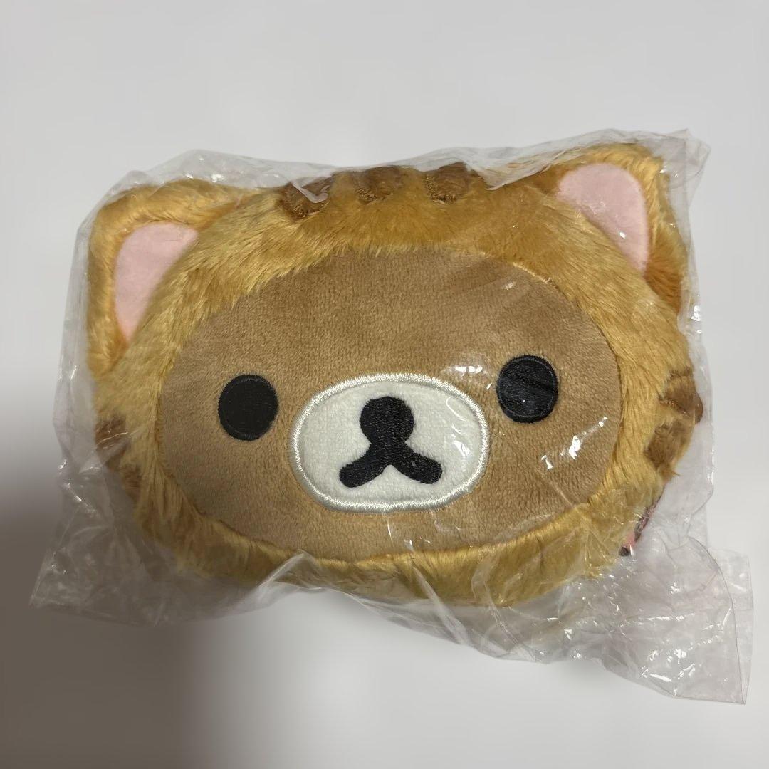 のんびりネコ　リラックマ　リール付パスケース