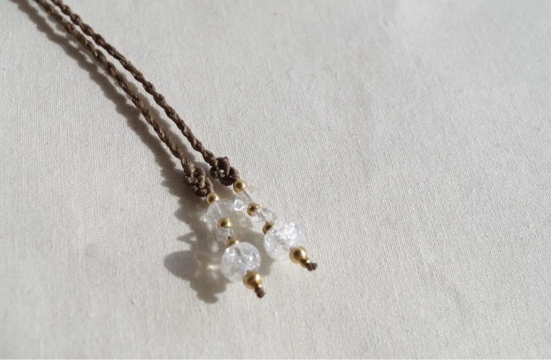 Cantera opal × RainbowMoonstone necklace