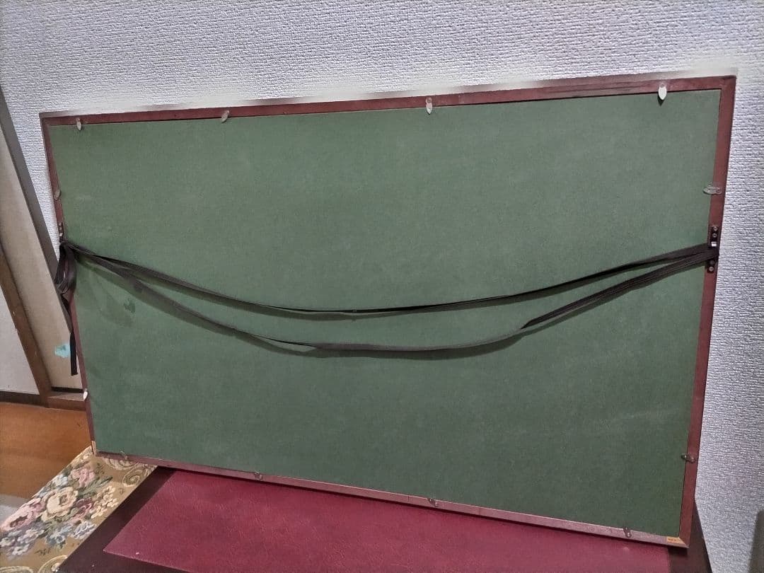 小梅NO3 勲記、勲章、褒章、賞状額縁　　黒の木製フレー厶　菊の紋章