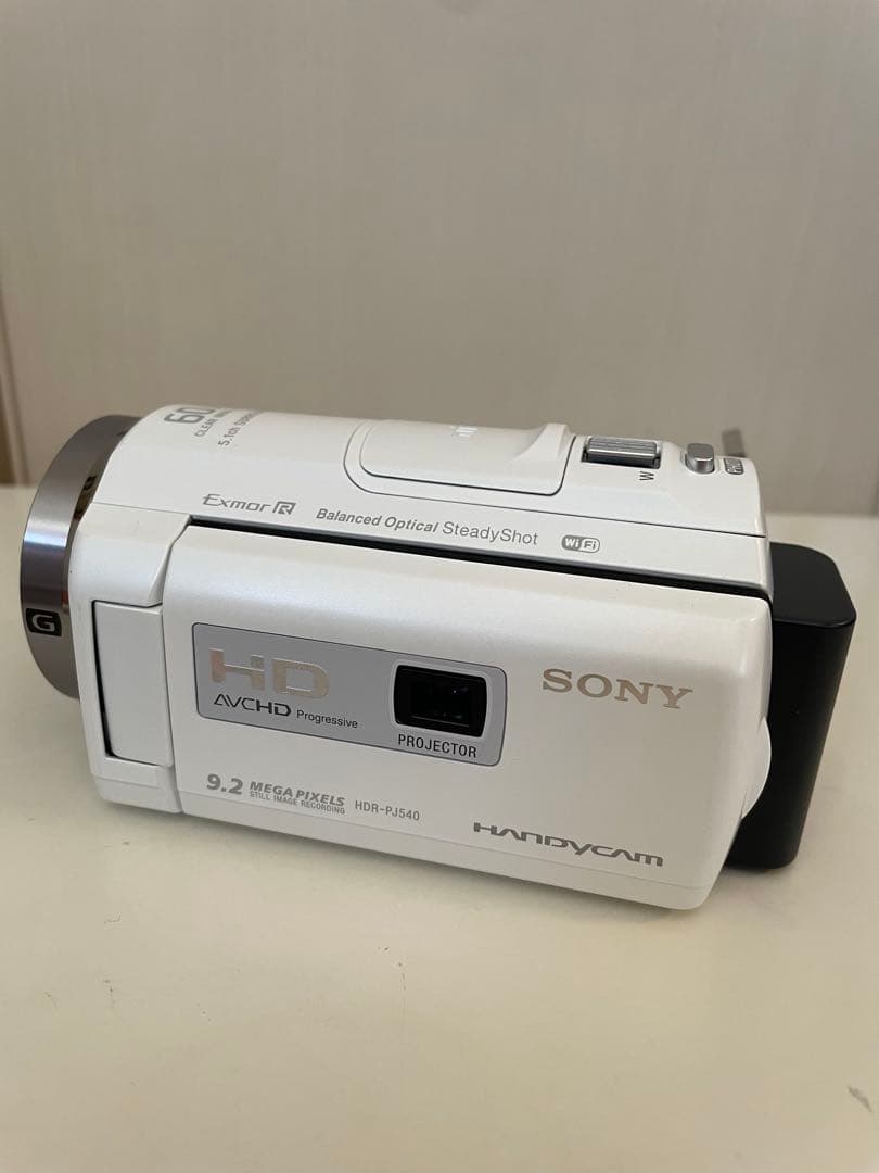 動作確認済み　SONY HDR-PJ540 ビデオカメラ 本体 三脚付き