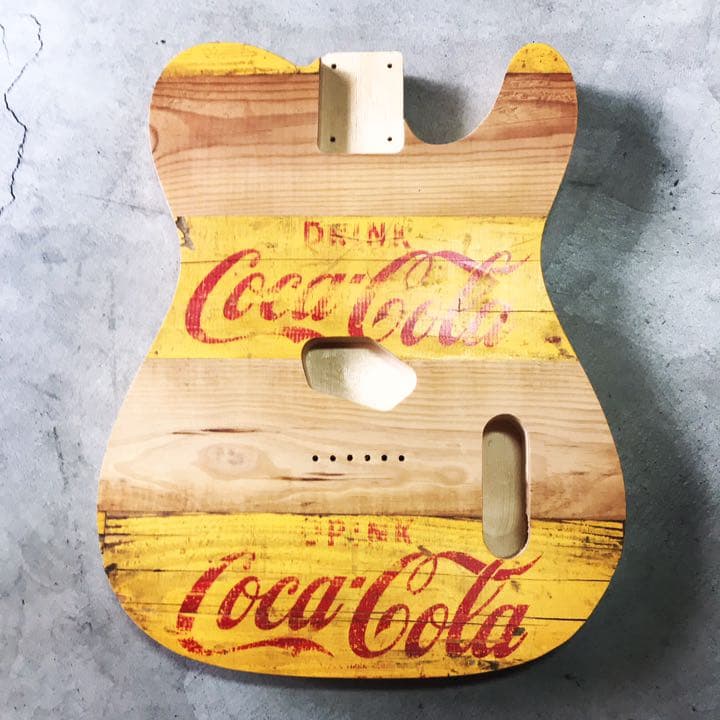 テレキャス型　ボディ　Coca-Cola コカコーラ