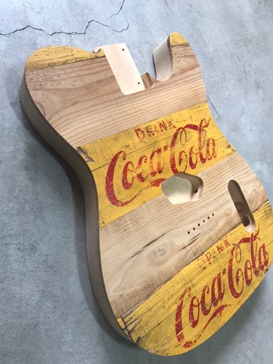 テレキャス型　ボディ　Coca-Cola コカコーラ