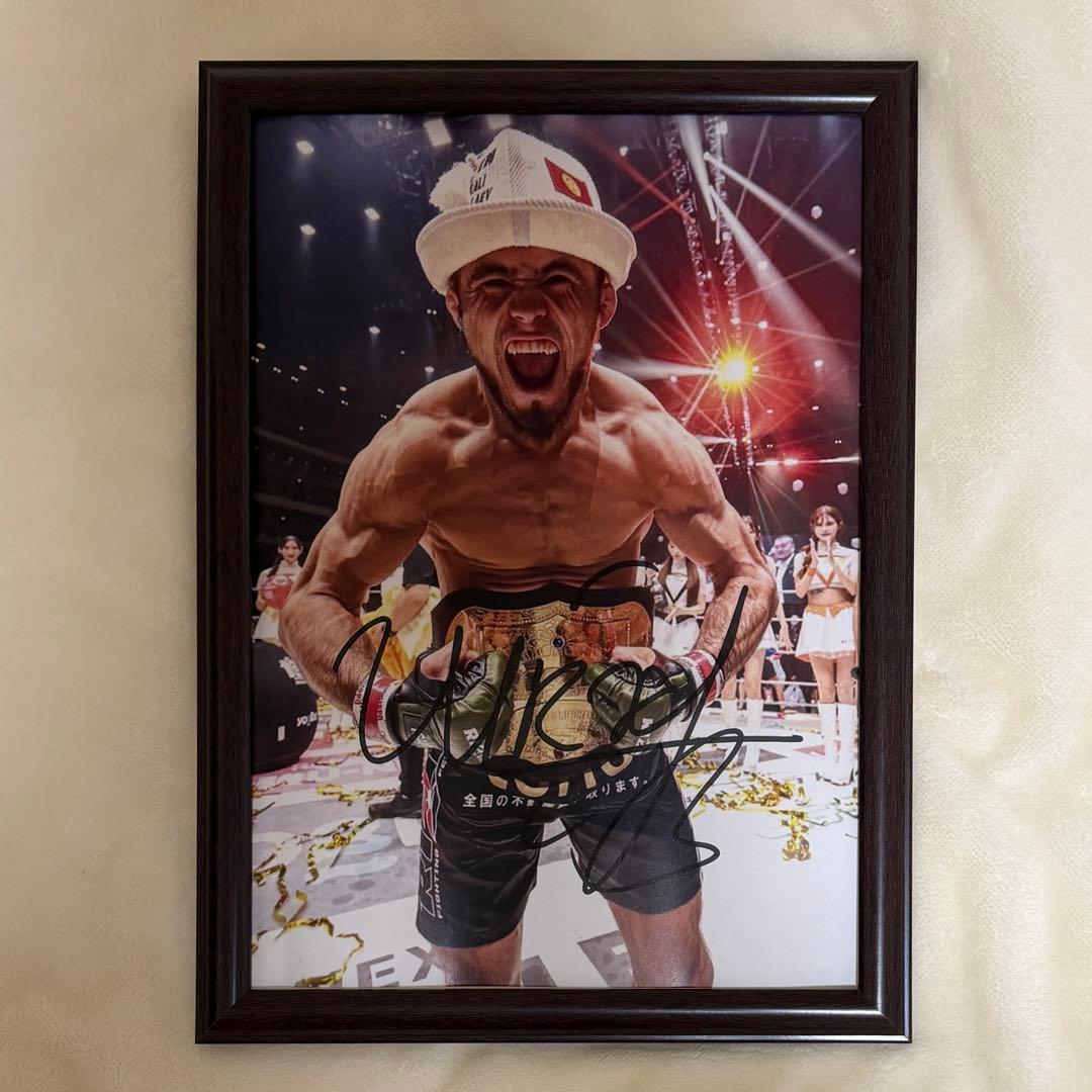 RIZIN シェイドゥラエフ 直筆サイン⑤ 朝倉未来