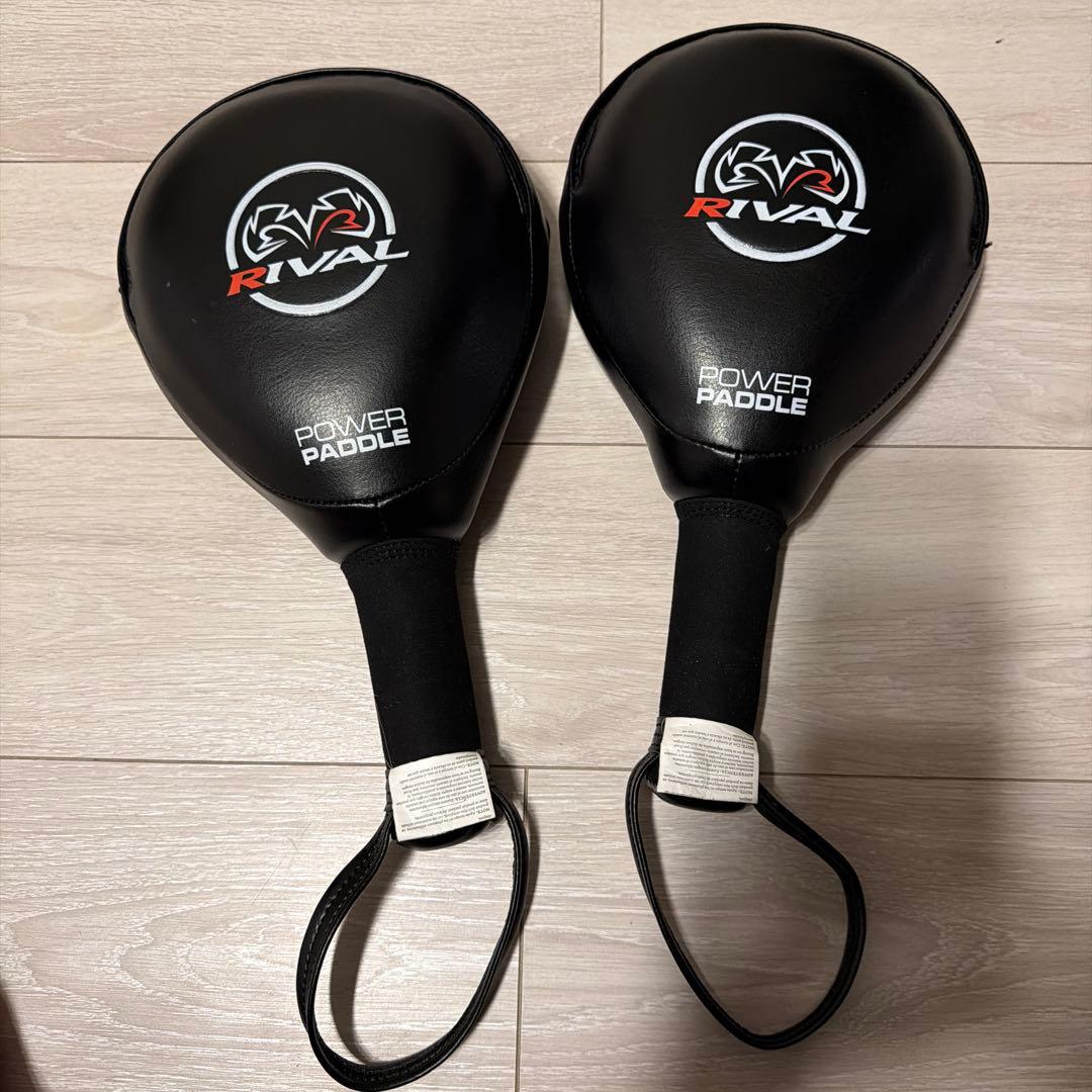【美品】RIVAL POWER PADDLE パンチングミット