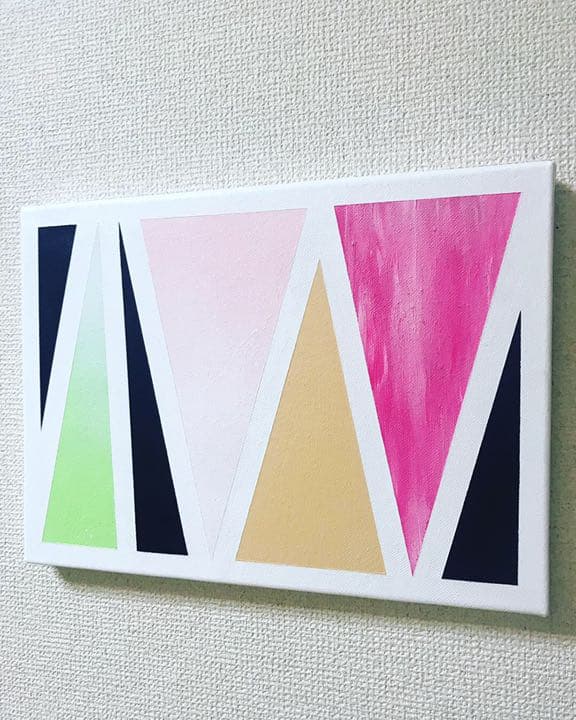 【手描き】オリジナルアート 絵画 キャンパス 3点セット