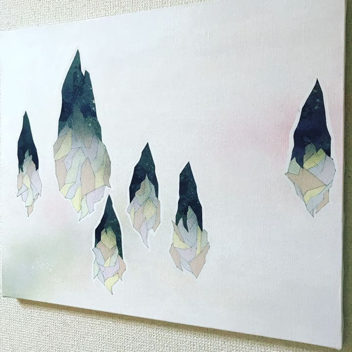 【手描き】オリジナルアート 絵画 キャンパス 3点セット